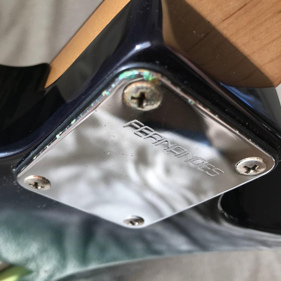 売り切り！FERNANDES エレキギター グラデーションブルー