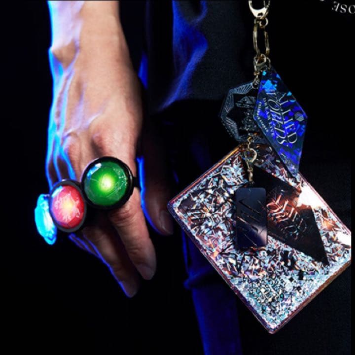 新品☆あんスタ☆紅月【鬼龍紅郎】スタライ☆7th☆リングライト☆6点