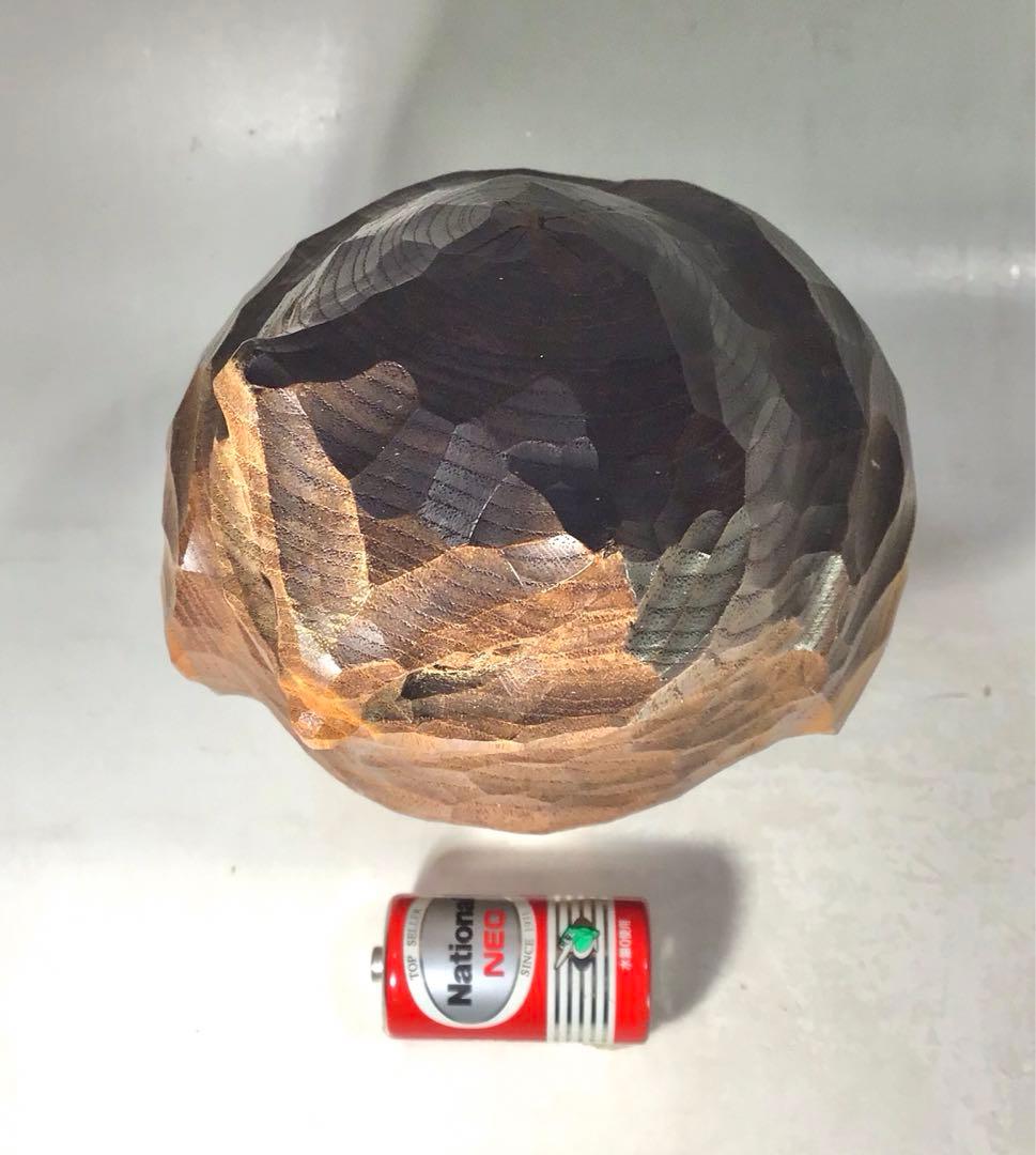 梟 フクロウ ミミズク アイヌ アート 一刀彫 人形 郷土玩具 木彫り 農民美術