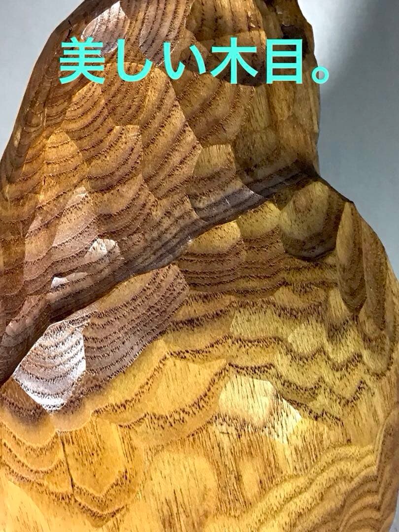 梟 フクロウ ミミズク アイヌ アート 一刀彫 人形 郷土玩具 木彫り 農民美術