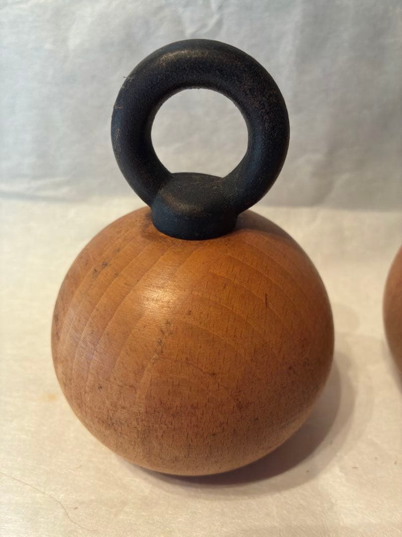 デンマーク　木製　ビンテージ　ソルト＆ペッパーミルセット　アンティーク