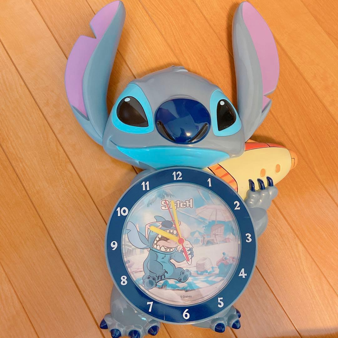 壁掛け時計 キャラクター ディズニー スティッチ - メルカリ