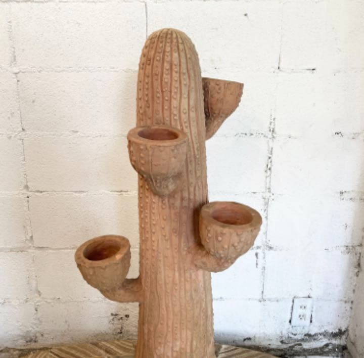 サボテン　置物　ポット　植木鉢