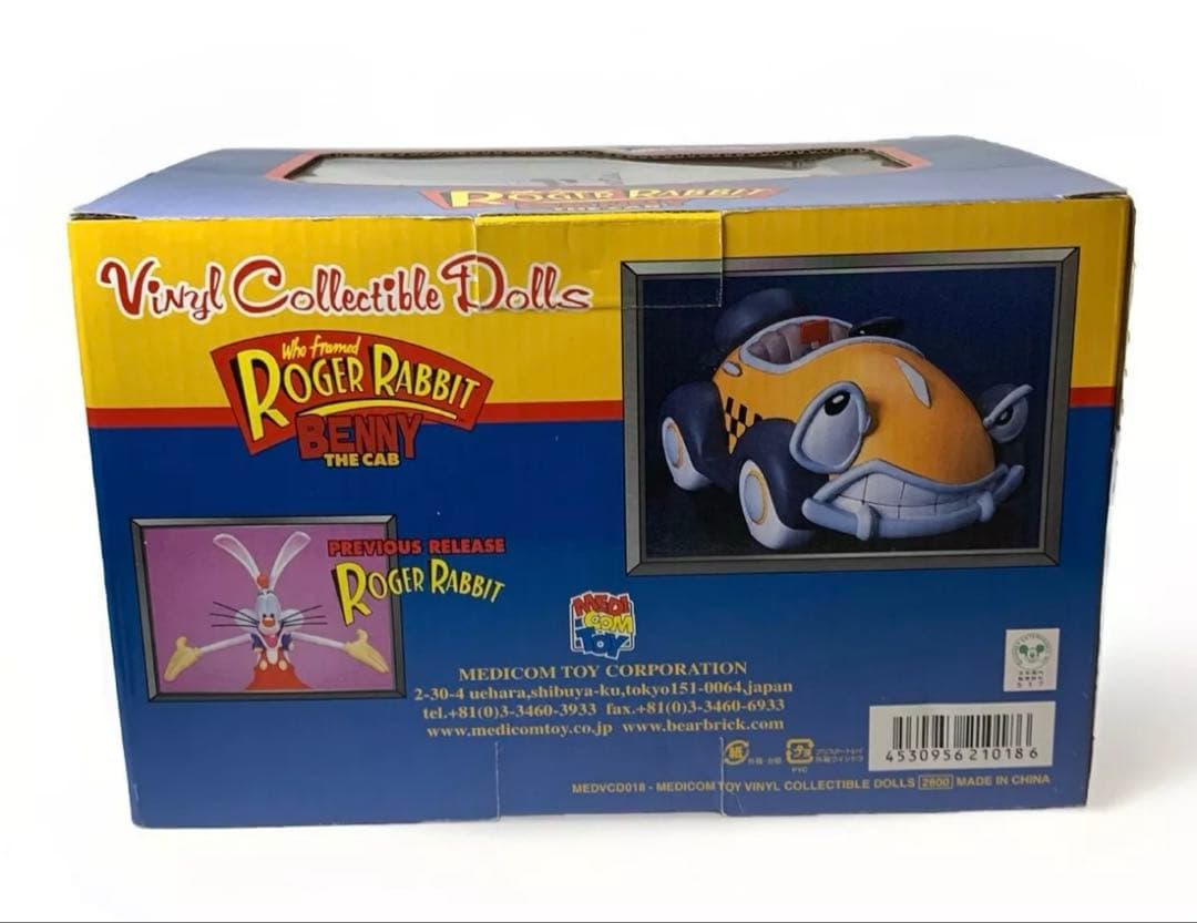 ディズニー ロジャーラビット ベニー ザ キャブ メディコムトイ
