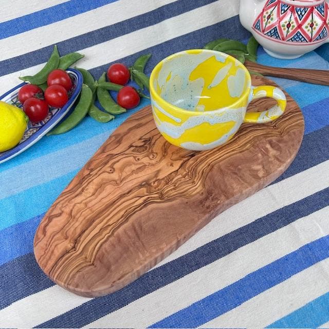 オリーブウッド まな板　カッティングボード　混沌と迷い　約30.5cm