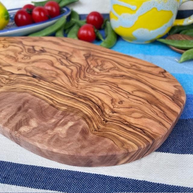オリーブウッド まな板　カッティングボード　混沌と迷い　約30.5cm