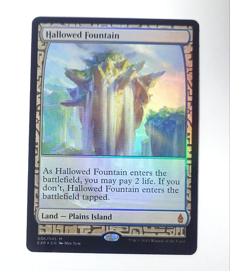 MTG 神聖なる泉 FOIL 英語版 ZEN EXP Foil】《神聖なる泉/Hallowed Fountain》[DIS] 土地R | 日本最大級 MTG