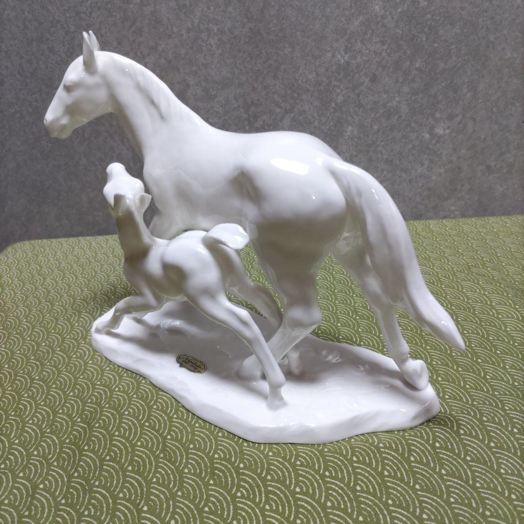 美品【ノリタケ】マダーズ陶器置き物　白磁器　未使用品 お値引き不可