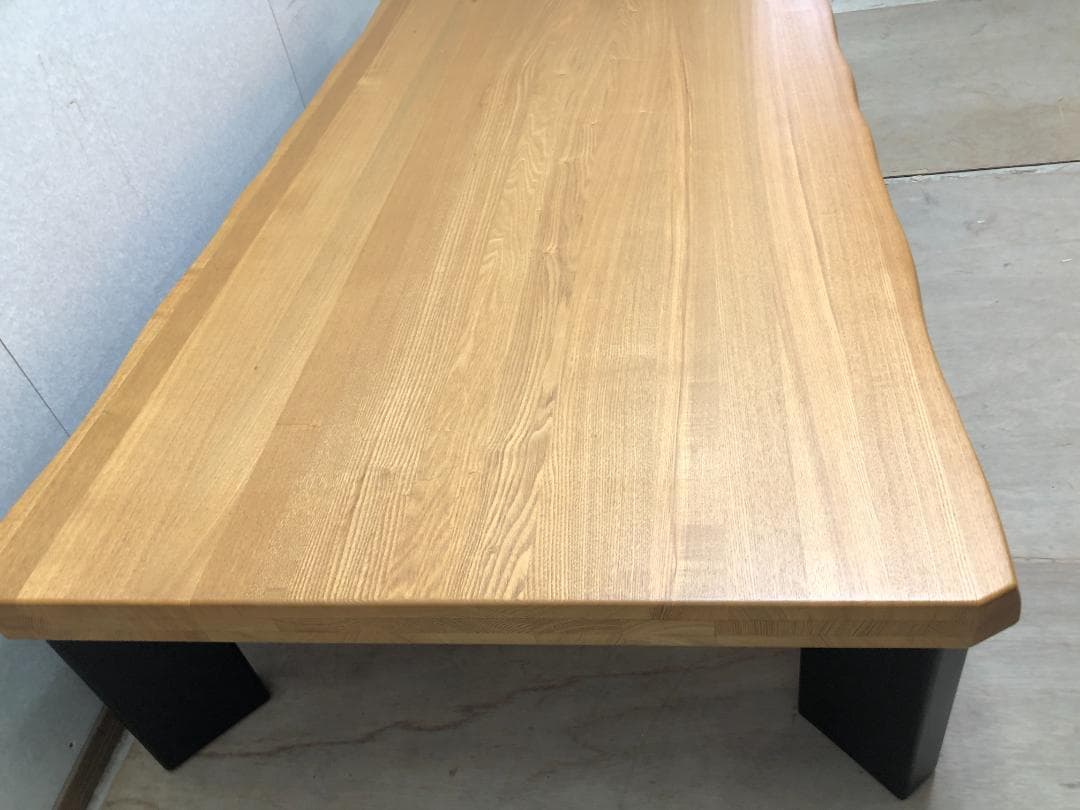 大塚家具 一枚板 ローテーブル 無垢材 リビングテーブル モダン 250323-