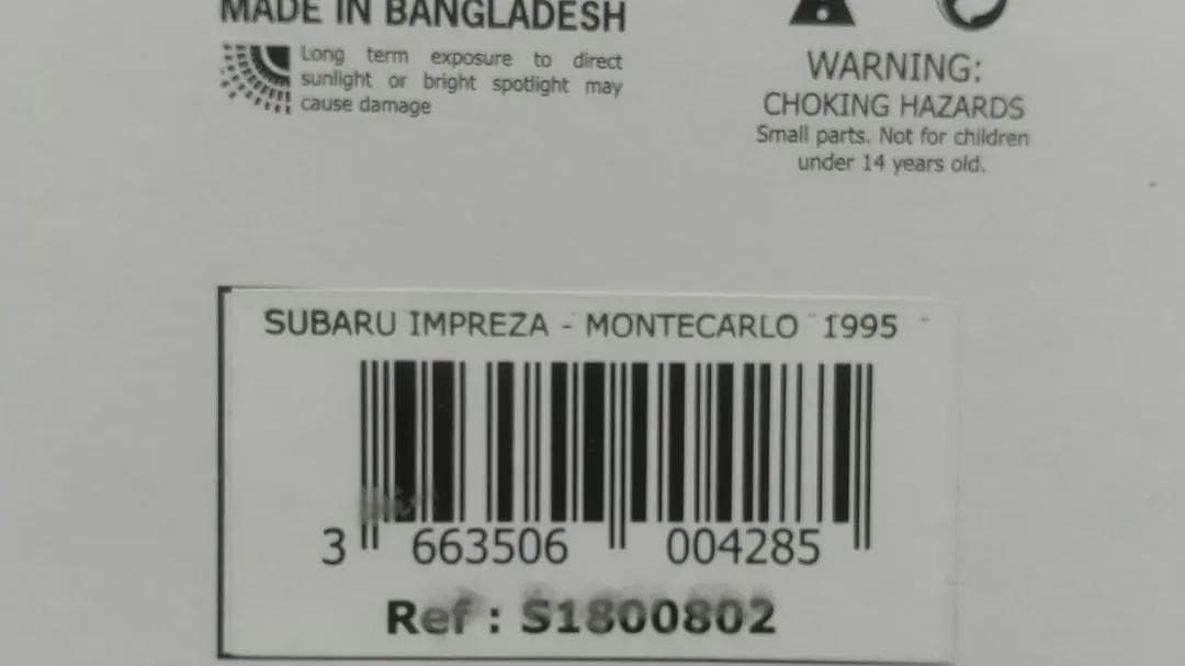 ソリド 1/18 スバル インプレッサ #5