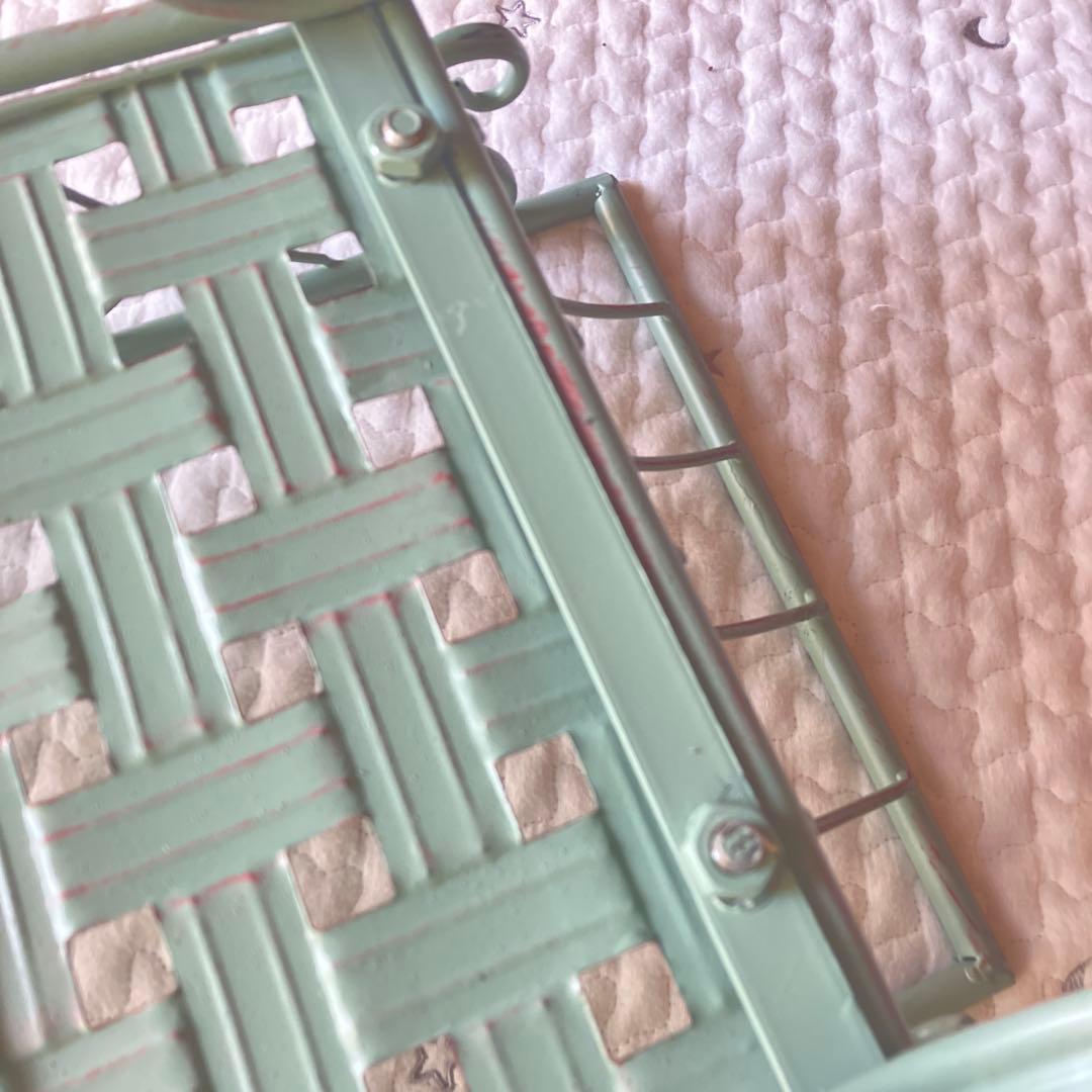 アンティーク風フラワースタンド　花台　2段　バスケット　プランター　サイド　大