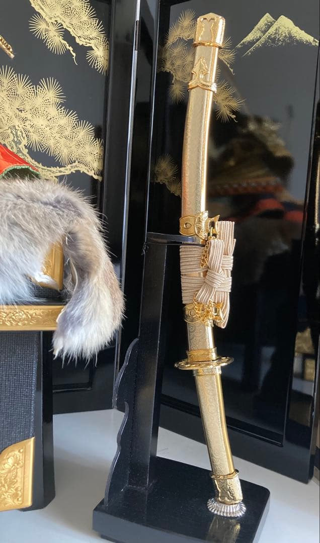 吉徳大光作　伝統的な五月人形 兜　刀　矢　端午の節句　御兜　甲冑　鎧　伝統工芸