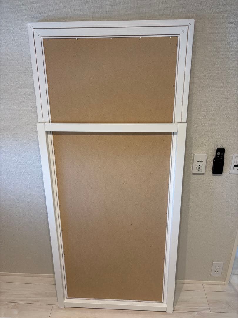 全身鏡 木製フレーム ホワイト