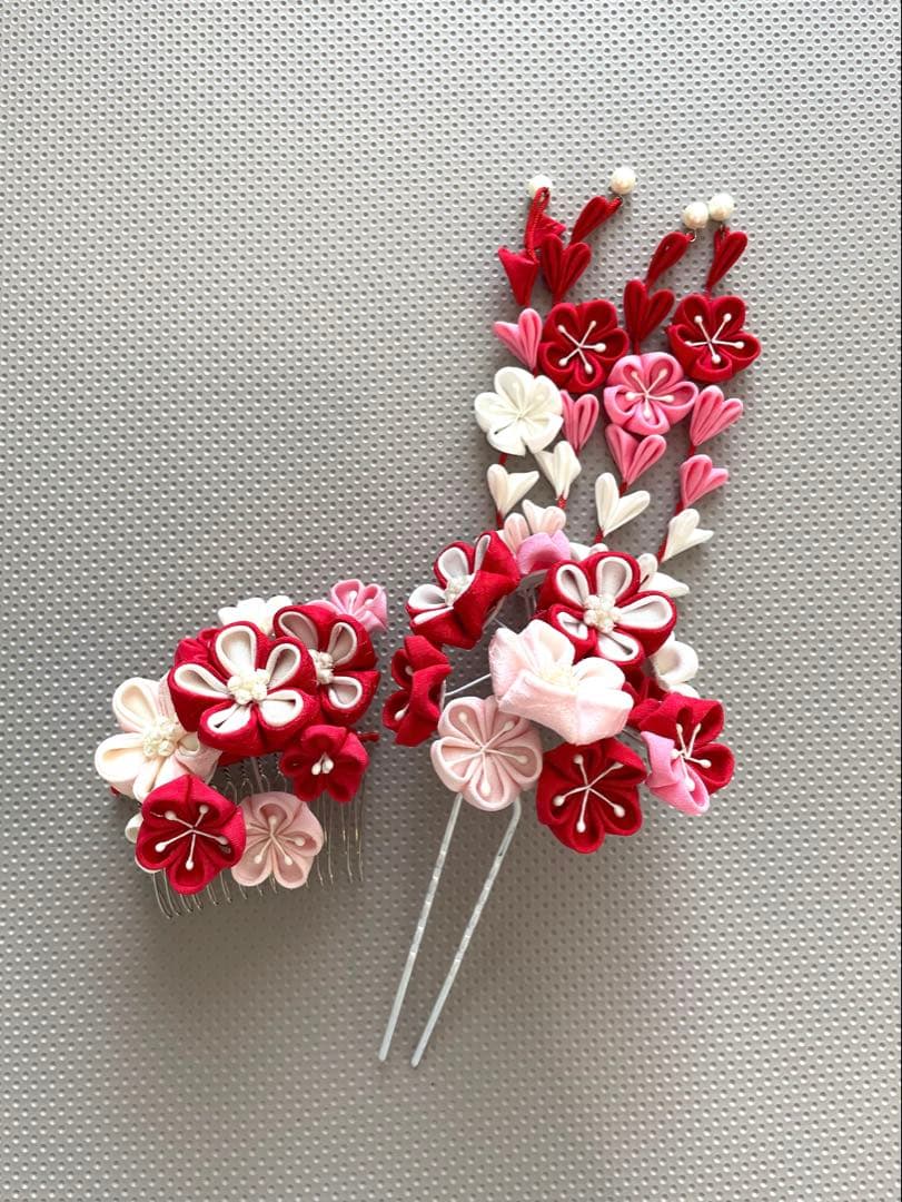 絞彩苑種田　七五三　髪飾り