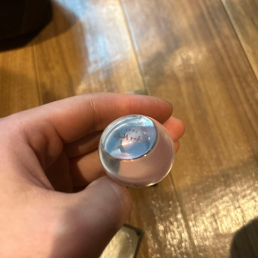 Art Nude 卵型ガラスオブジェ