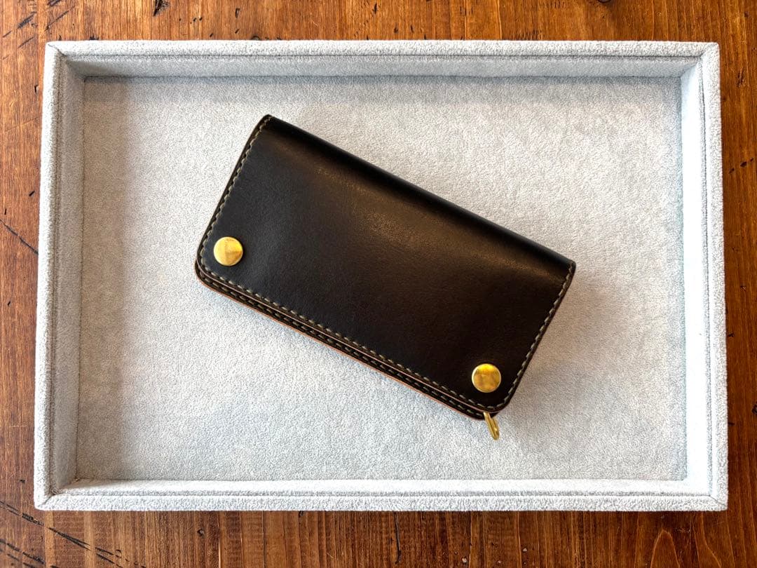 トラッカーウォレット　TW02-BK ブラック　財布　長財布　本革