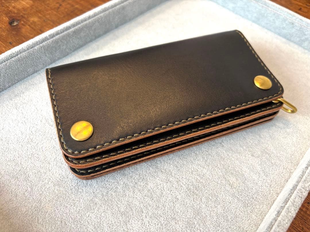 トラッカーウォレット　TW02-BK ブラック　財布　長財布　本革