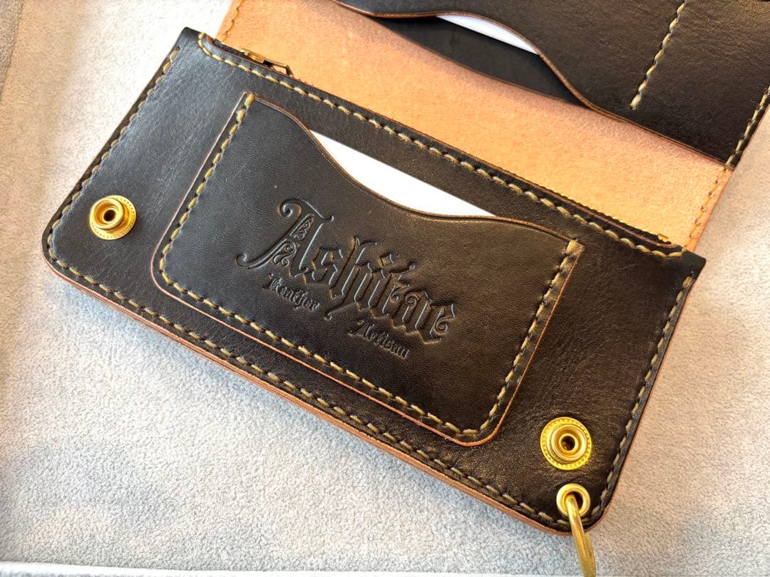 トラッカーウォレット　TW02-BK ブラック　財布　長財布　本革