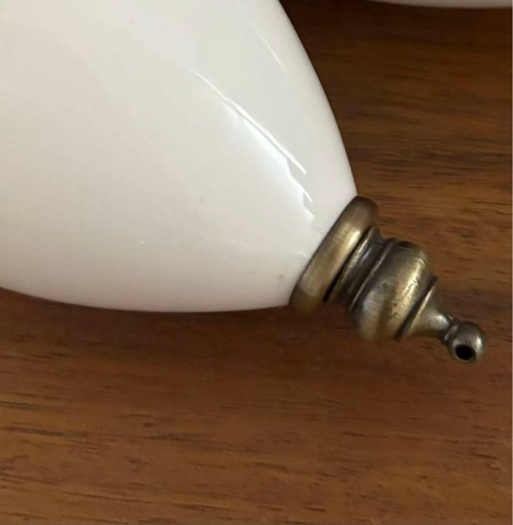 碍子吊り下げライト フランス陶磁滑車 ペンダントライト