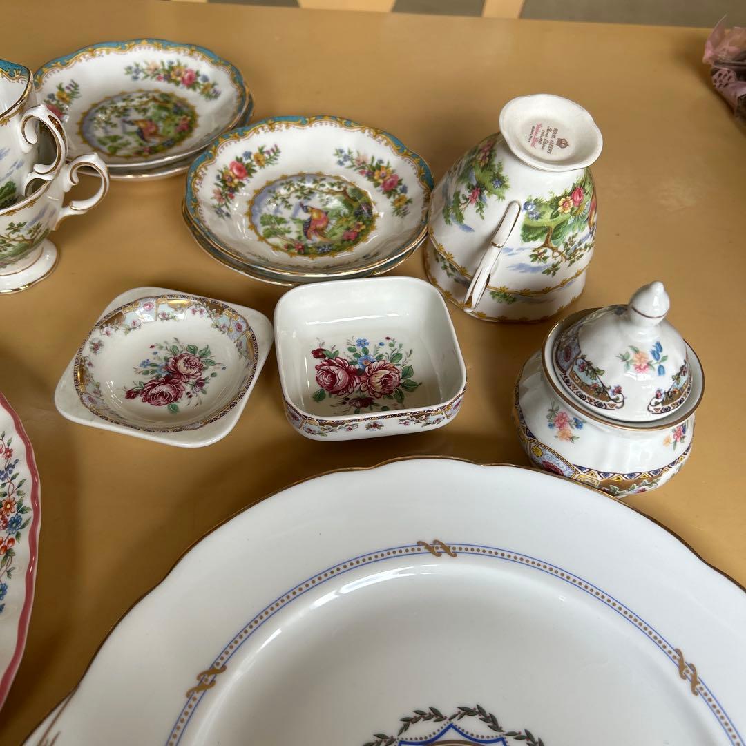 ヴィンテージリモージュ ミントン　ロイヤルアルバート　セット希少