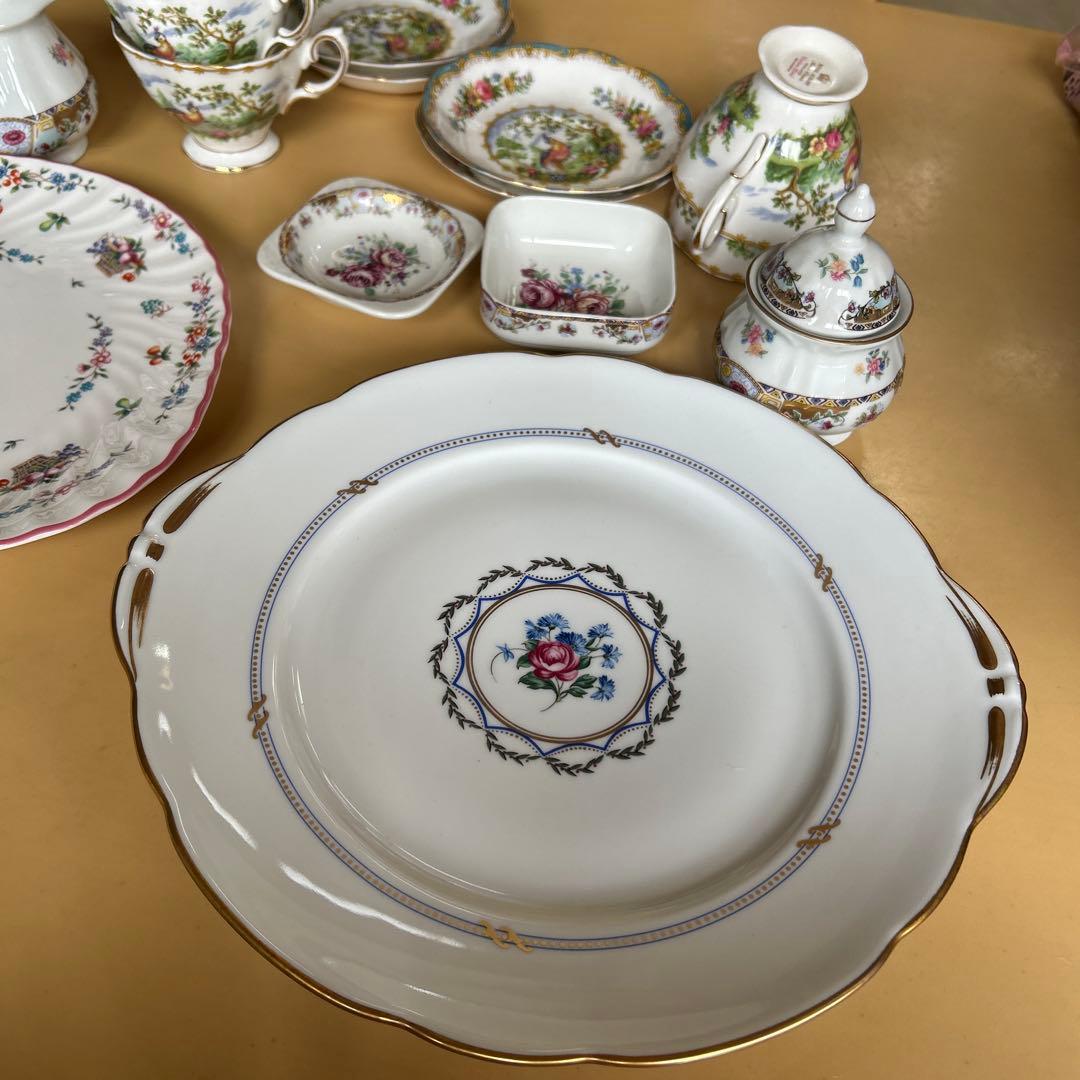 ヴィンテージリモージュ ミントン　ロイヤルアルバート　セット希少