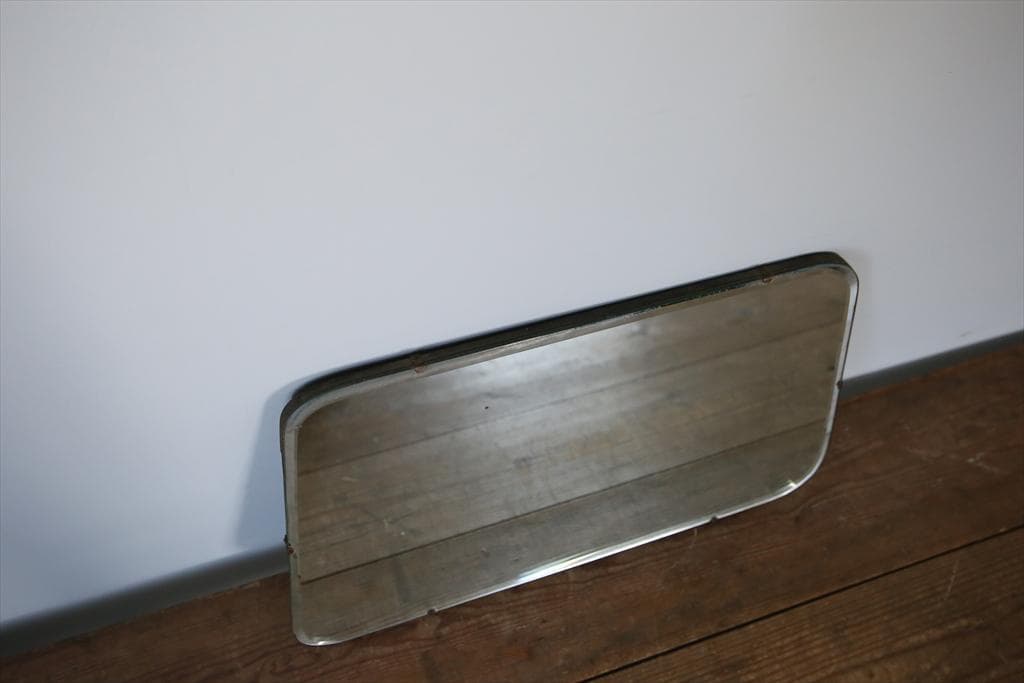 英国アンティーク壁掛けカッティングミラー/ベベルドミラー/鏡(85-257-2)