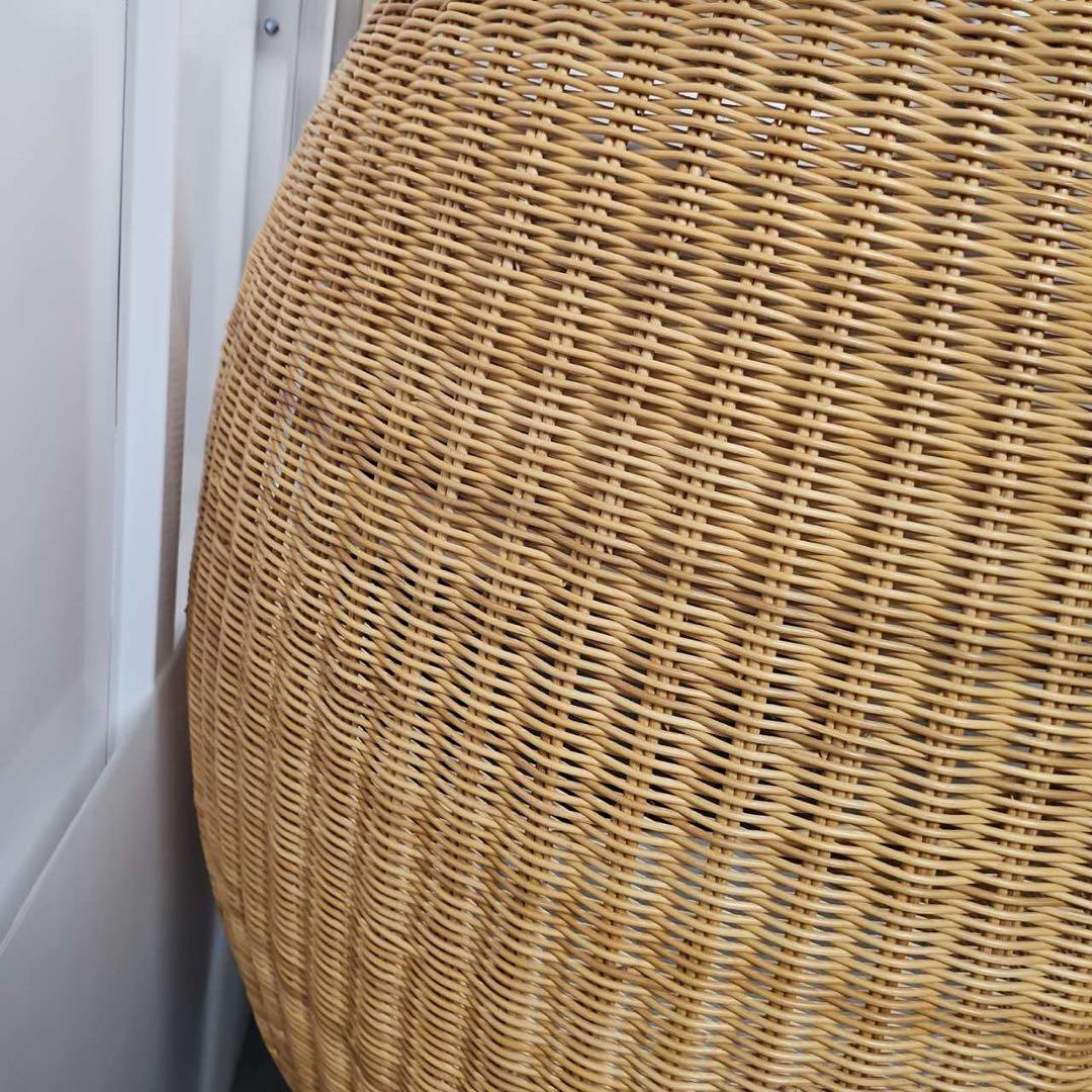s*8様 ラタン卵型ハンギングチェア
