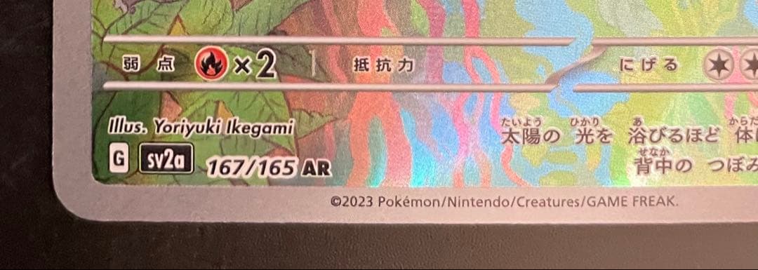フシギバナex SAR 進化ライン AR3枚セット