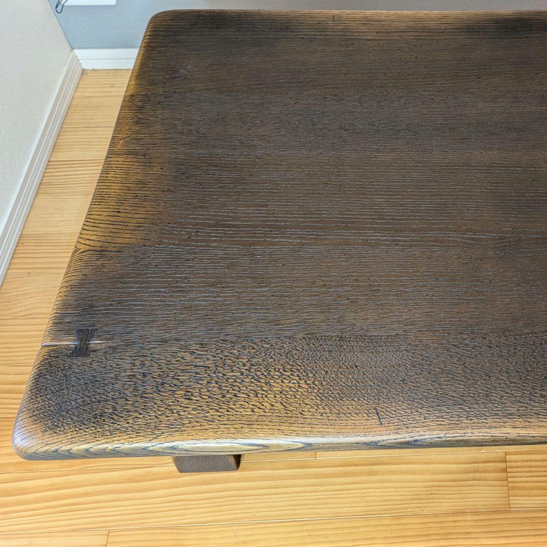 【美品】飛騨産業　座卓　PROVINCIAL　ローテーブル　１枚板　アンティーク