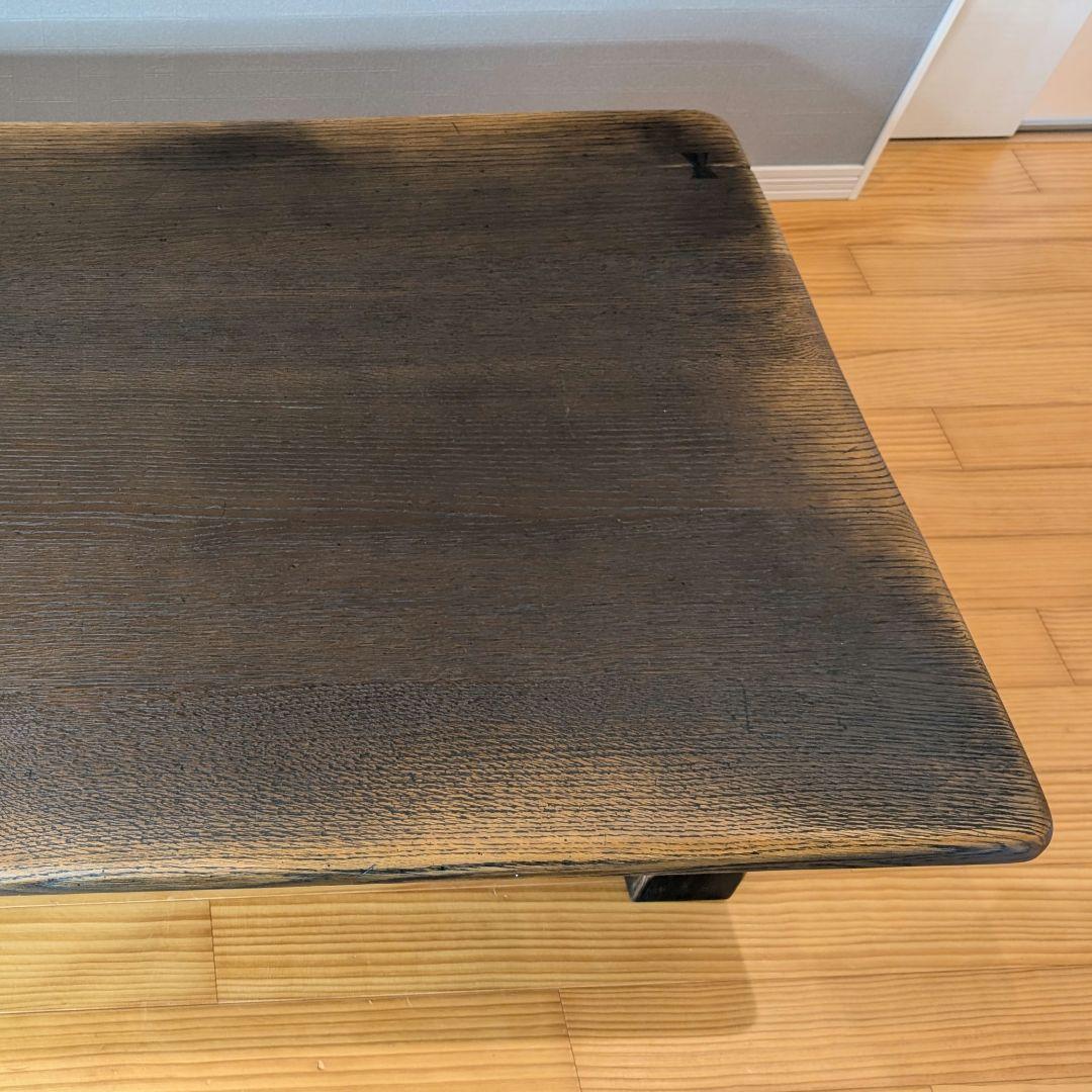 【美品】飛騨産業　座卓　PROVINCIAL　ローテーブル　１枚板　アンティーク