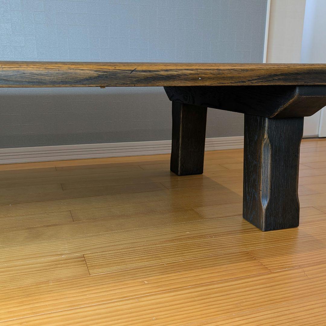 【美品】飛騨産業　座卓　PROVINCIAL　ローテーブル　１枚板　アンティーク