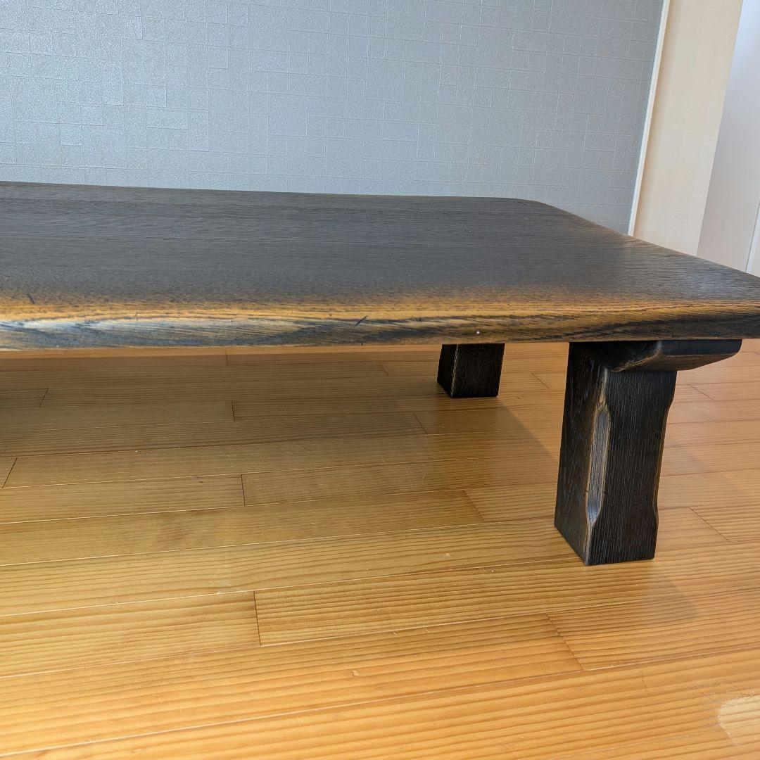 【美品】飛騨産業　座卓　PROVINCIAL　ローテーブル　１枚板　アンティーク