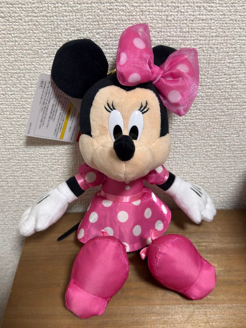 ディズニー ぬいぐるみチャーム ミニー - メルカリ
