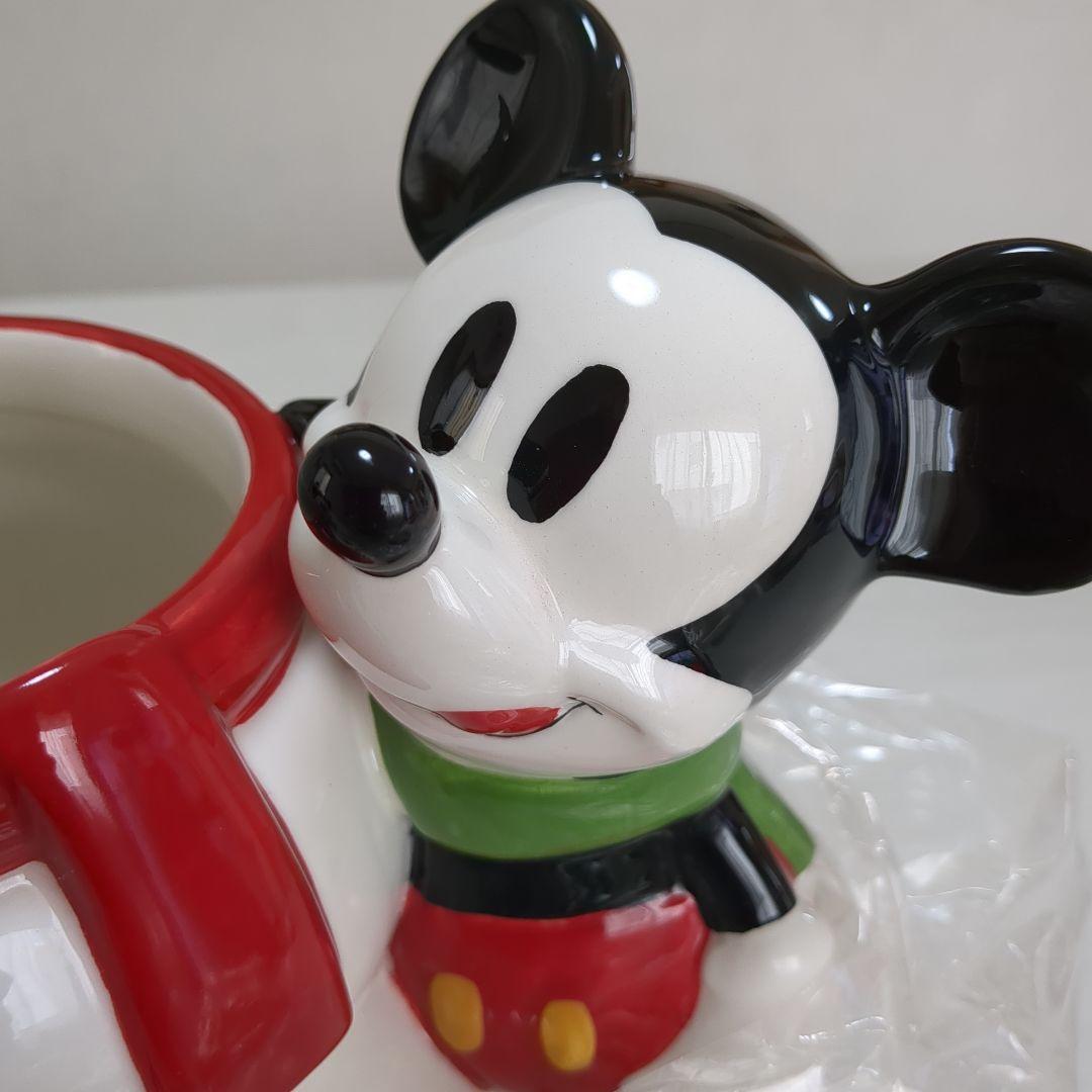 スノーマンとミッキー・ミニーの置物