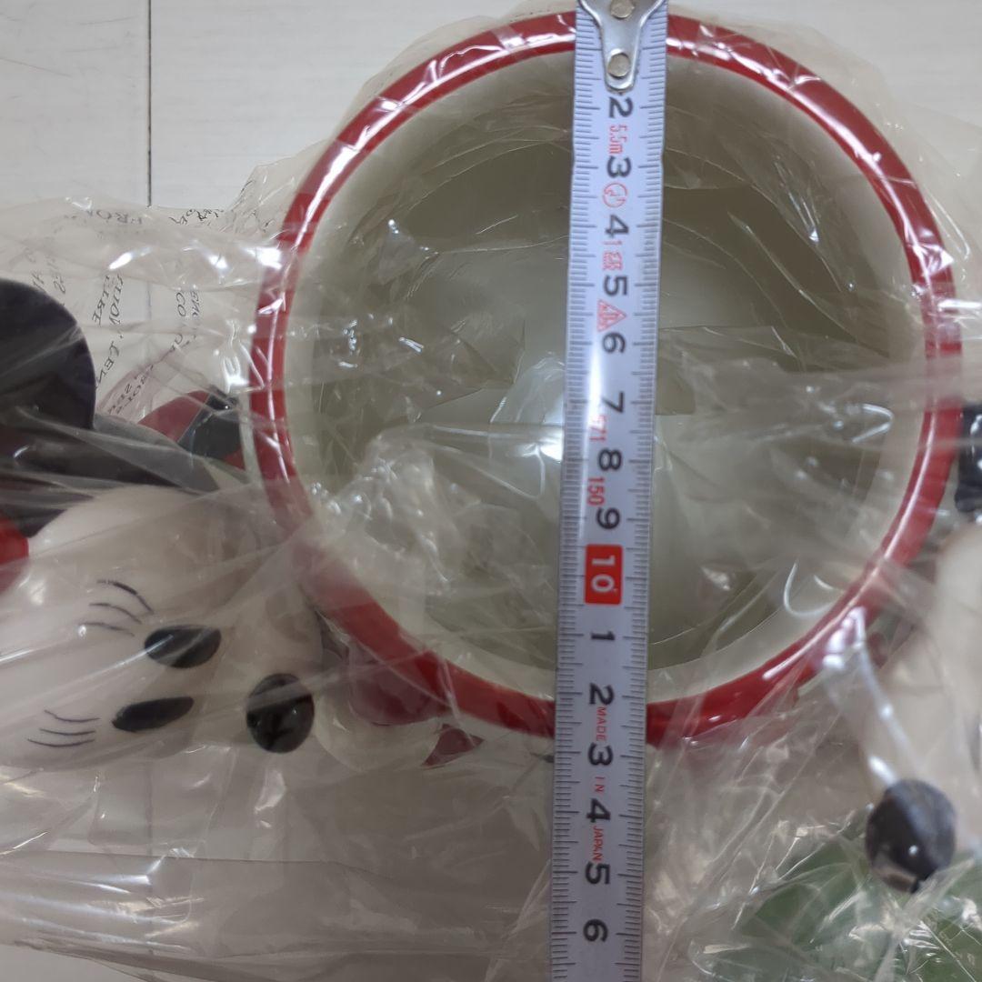 スノーマンとミッキー・ミニーの置物