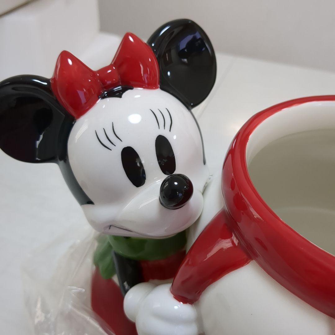 スノーマンとミッキー・ミニーの置物