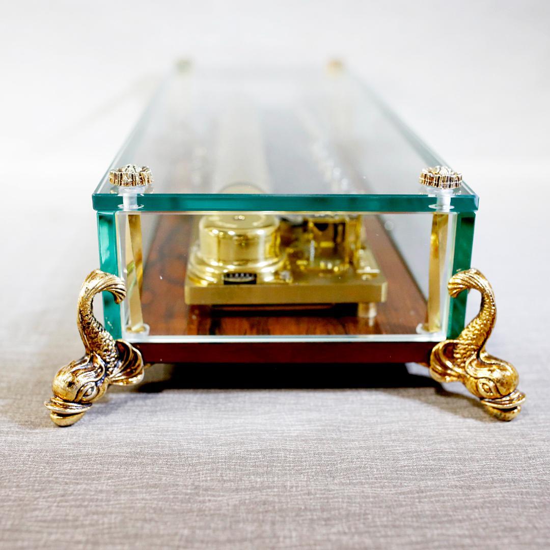 リュージュ 最高級 オルゴール クリスタル １４４弁 モーツァルト ３曲