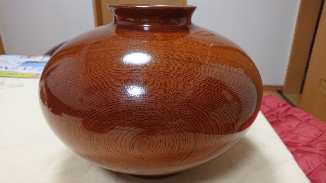 [天然]屋久杉使用 壺 屋久杉花台セット