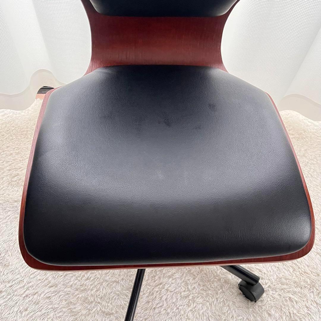 山岸準様リクエスト品】天然木 突き板 曲げ木 オフィス パソコンワーク チェア