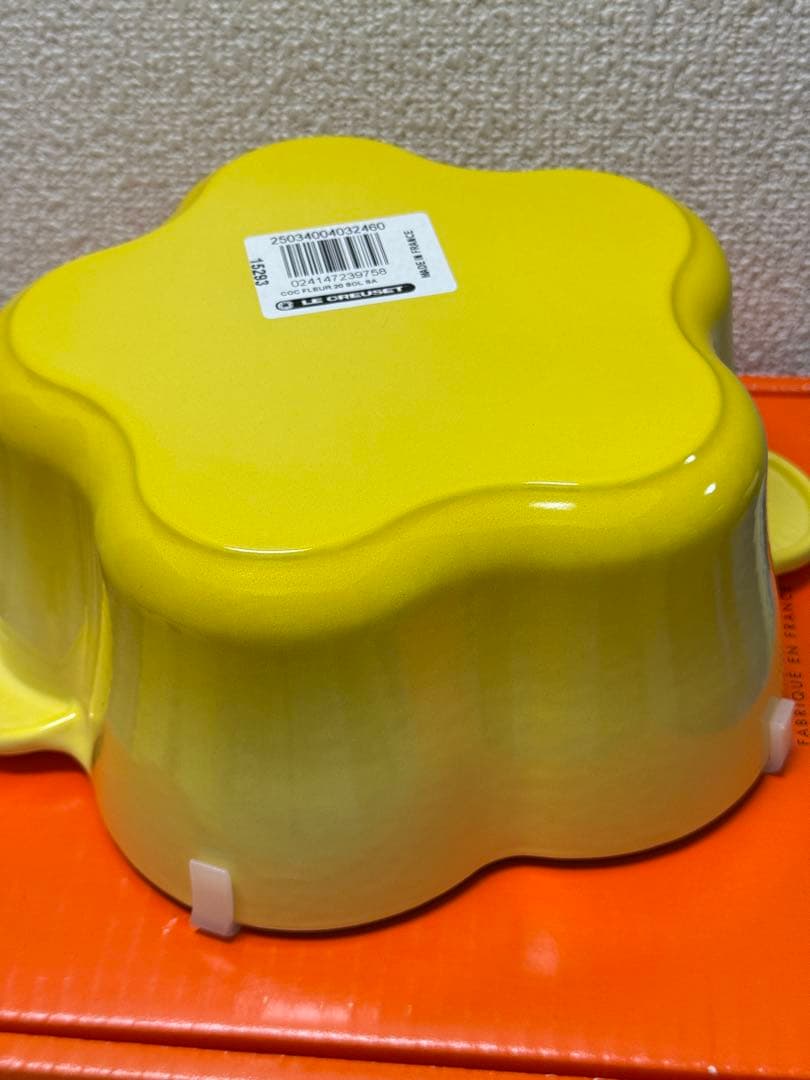 【未使用】新品　ル・クルーゼ　LE CREUSET　ココット　フルール　ソレイユ