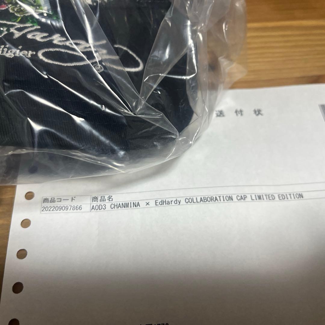 ちゃんみな CHANMINA EdHardy LIMITED キャップ 刺繍