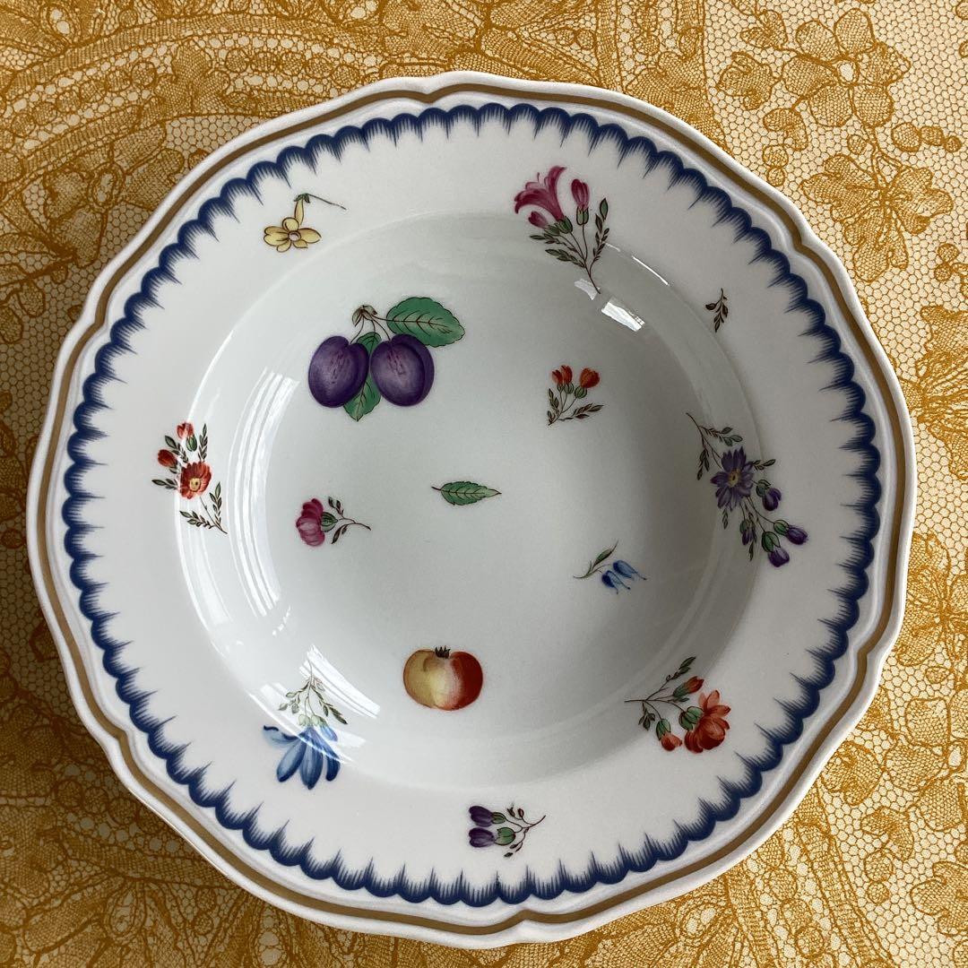 《Richard Ginori イタリアンフルーツ》スープ皿20cm6枚　希少