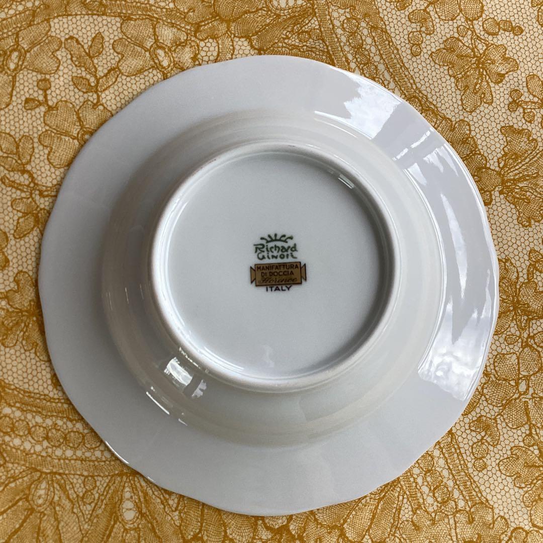 《Richard Ginori イタリアンフルーツ》スープ皿20cm6枚　希少