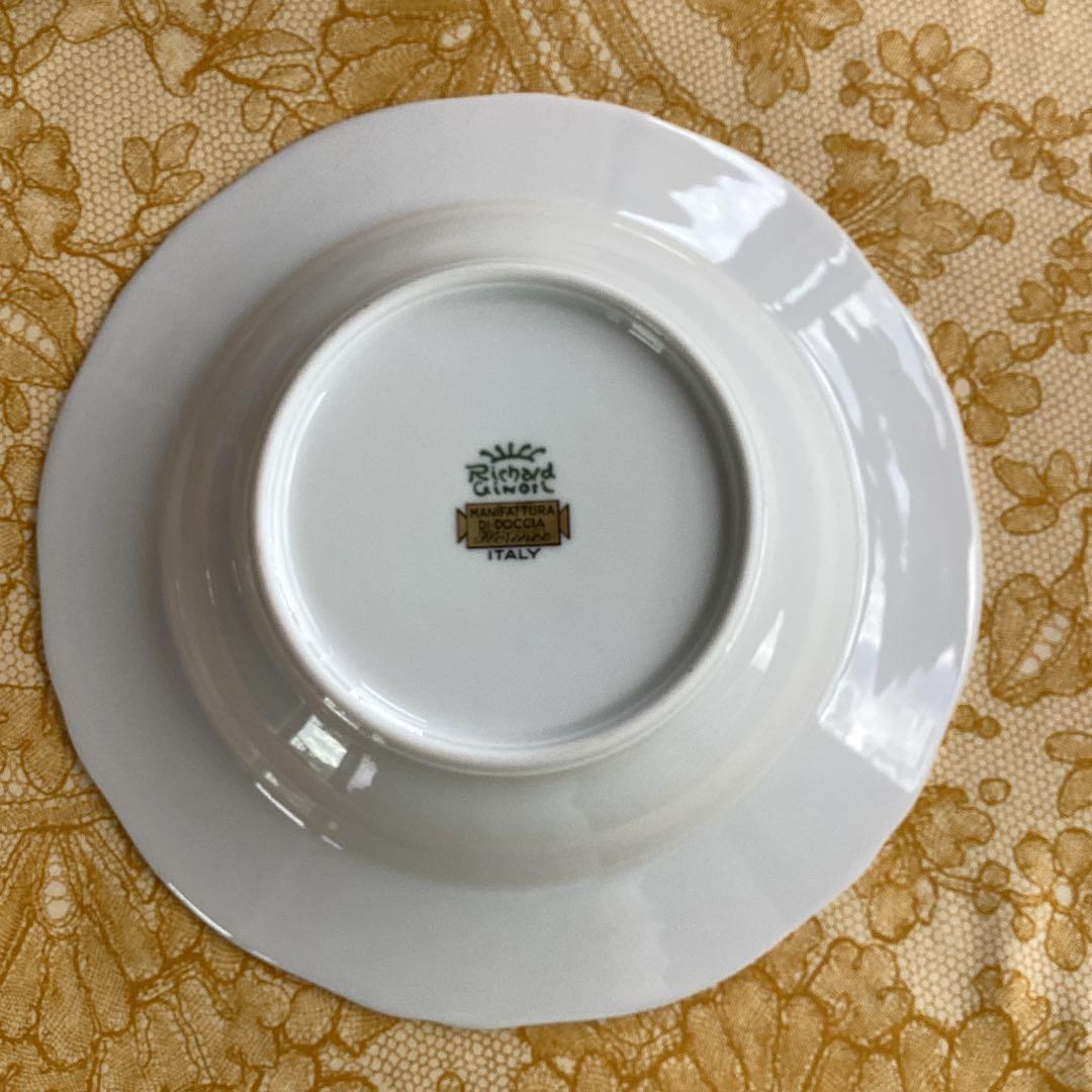 《Richard Ginori イタリアンフルーツ》スープ皿20cm6枚　希少