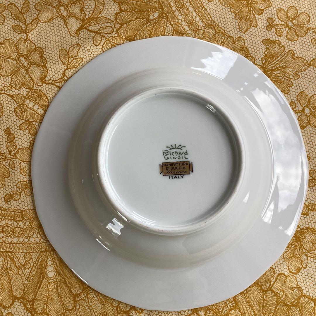 《Richard Ginori イタリアンフルーツ》スープ皿20cm6枚　希少