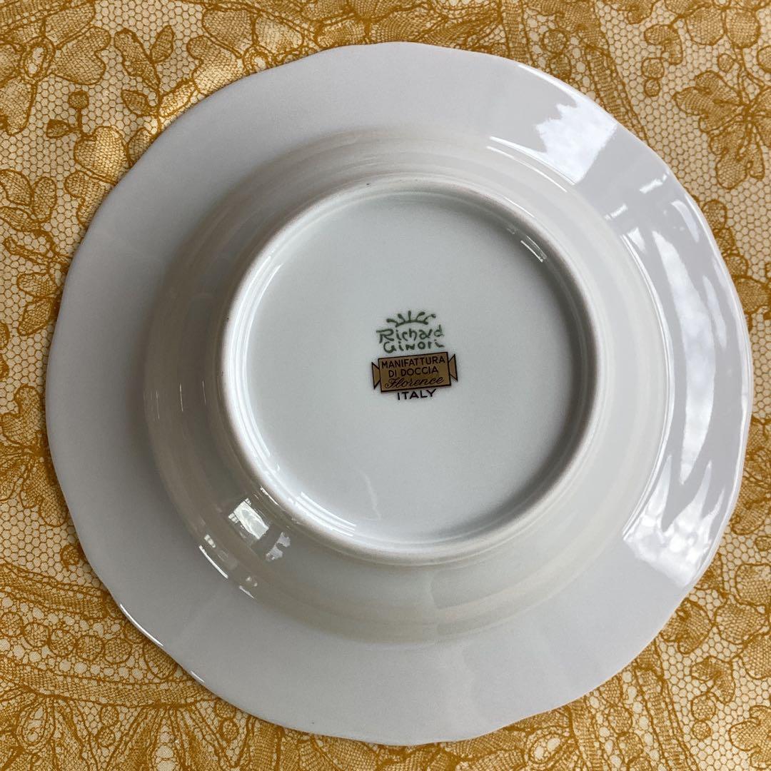 《Richard Ginori イタリアンフルーツ》スープ皿20cm6枚　希少