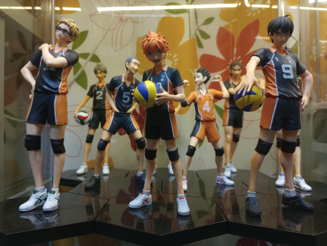 【美中古】ハイキュー!! DXFフィギュア 烏野高校レギュラー男子部員９人全員！