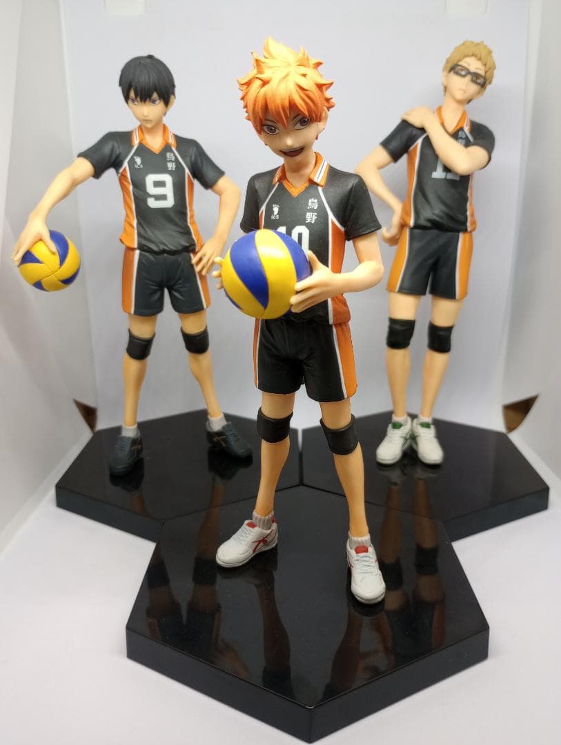 【美中古】ハイキュー!! DXFフィギュア 烏野高校レギュラー男子部員９人全員！