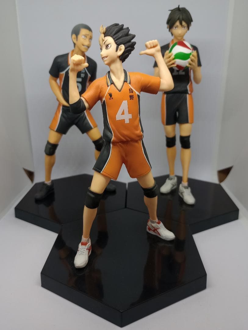 【美中古】ハイキュー!! DXFフィギュア 烏野高校レギュラー男子部員９人全員！