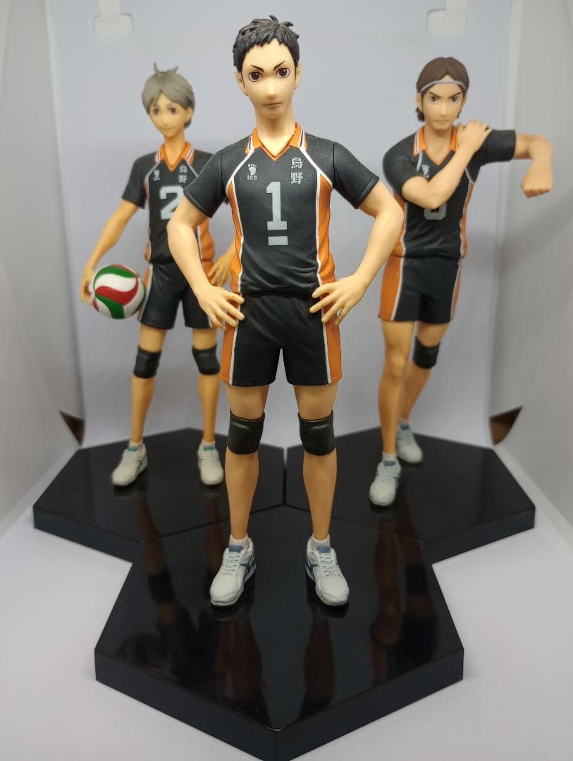 【美中古】ハイキュー!! DXFフィギュア 烏野高校レギュラー男子部員９人全員！
